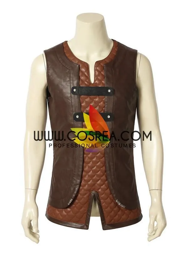 Train Your Dragon 3 Hiccup Cosplay Costume - PU Leather Costume