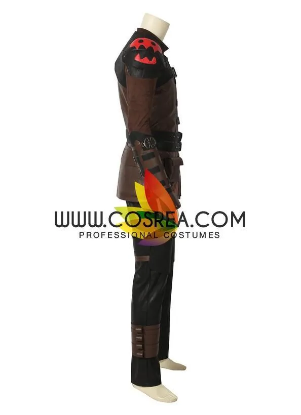 Train Your Dragon 3 Hiccup Cosplay Costume - PU Leather Costume