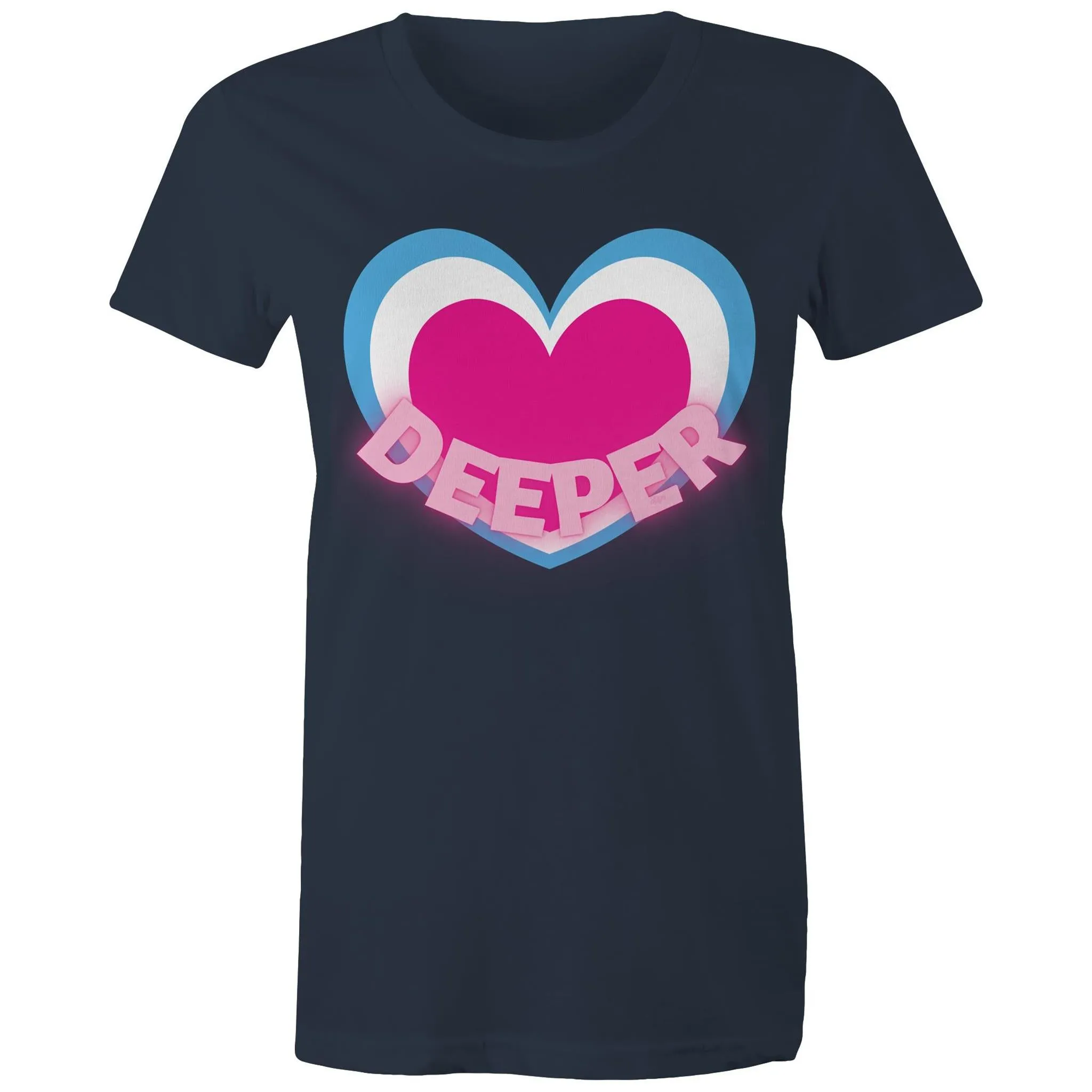 Trans Pride Australia Deep T-Shirt for Women (T008)