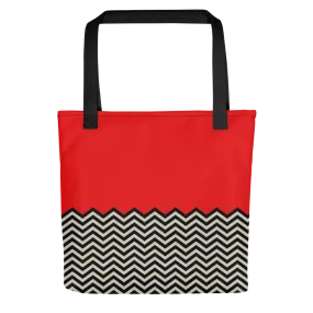 Twin Peaks Mountains Premium Tote Bag