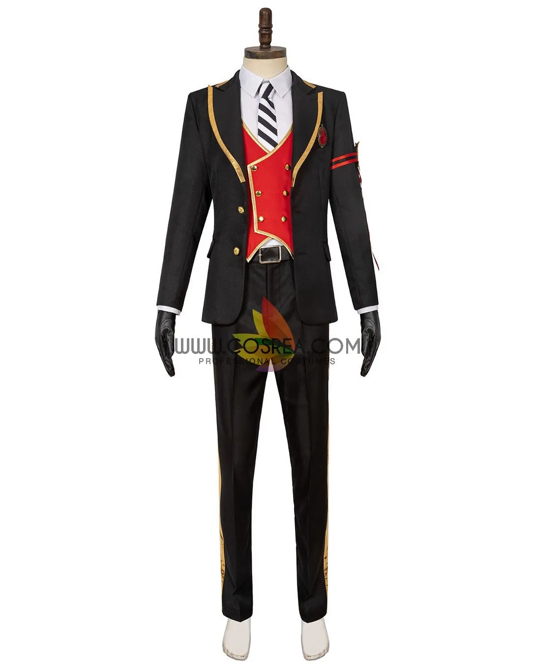 Twisted Wonderland Heartslabyul School Uniform Red Costume