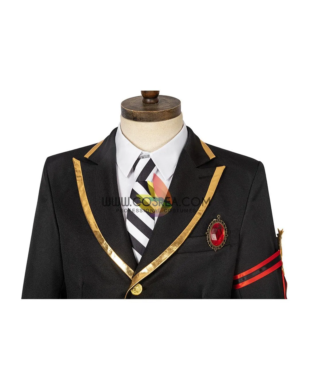 Twisted Wonderland Heartslabyul School Uniform Red Costume