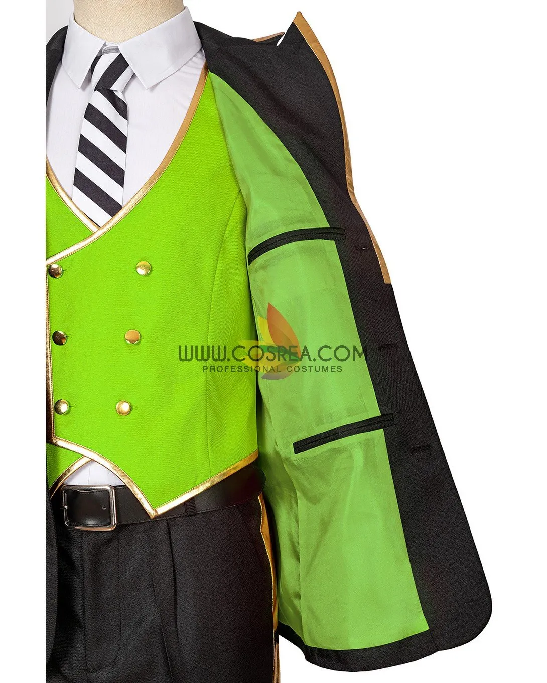 Twisted Wonderland Heartslabyul Uniform Green Cosplay Costume