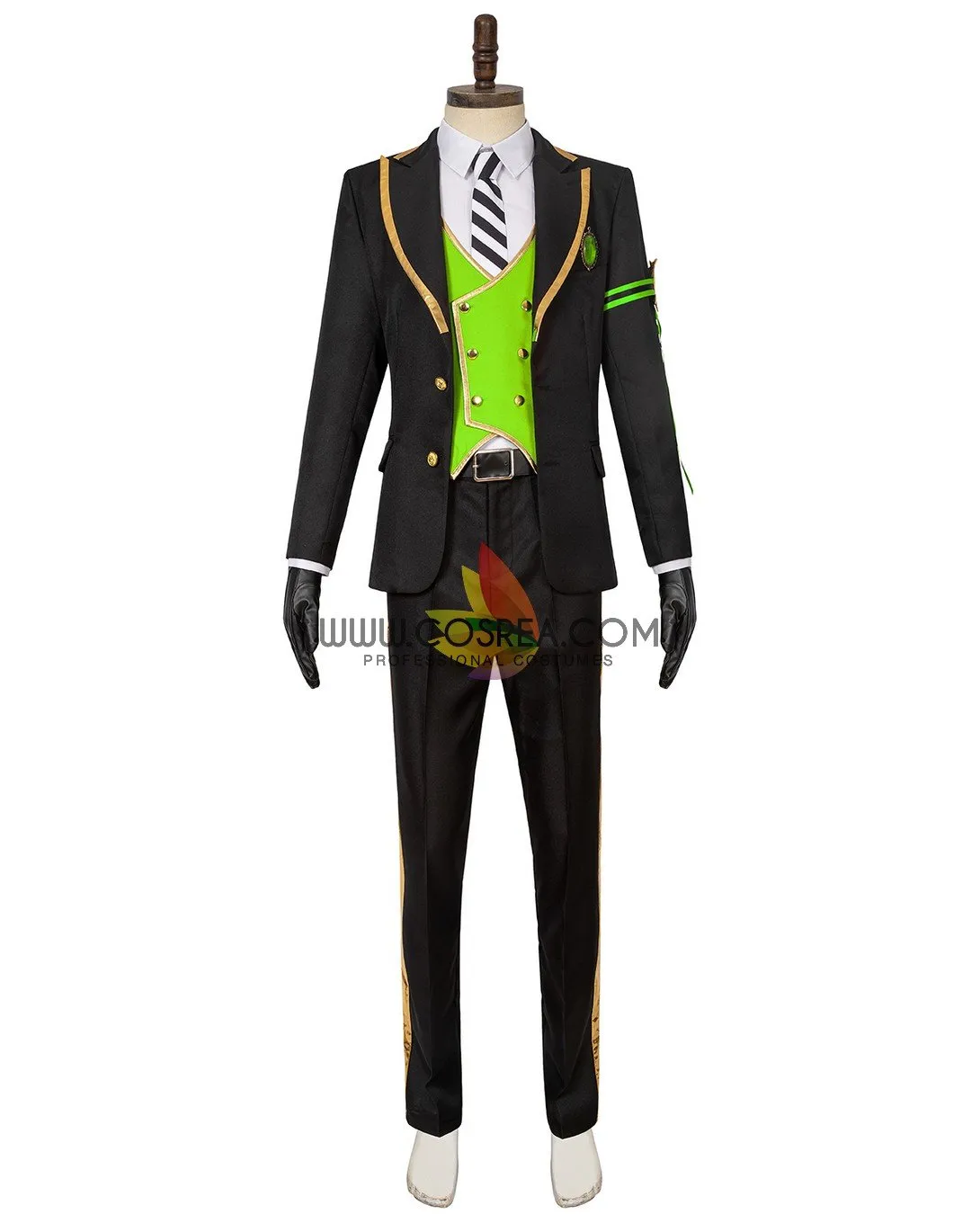 Twisted Wonderland Heartslabyul Uniform Green Cosplay Costume