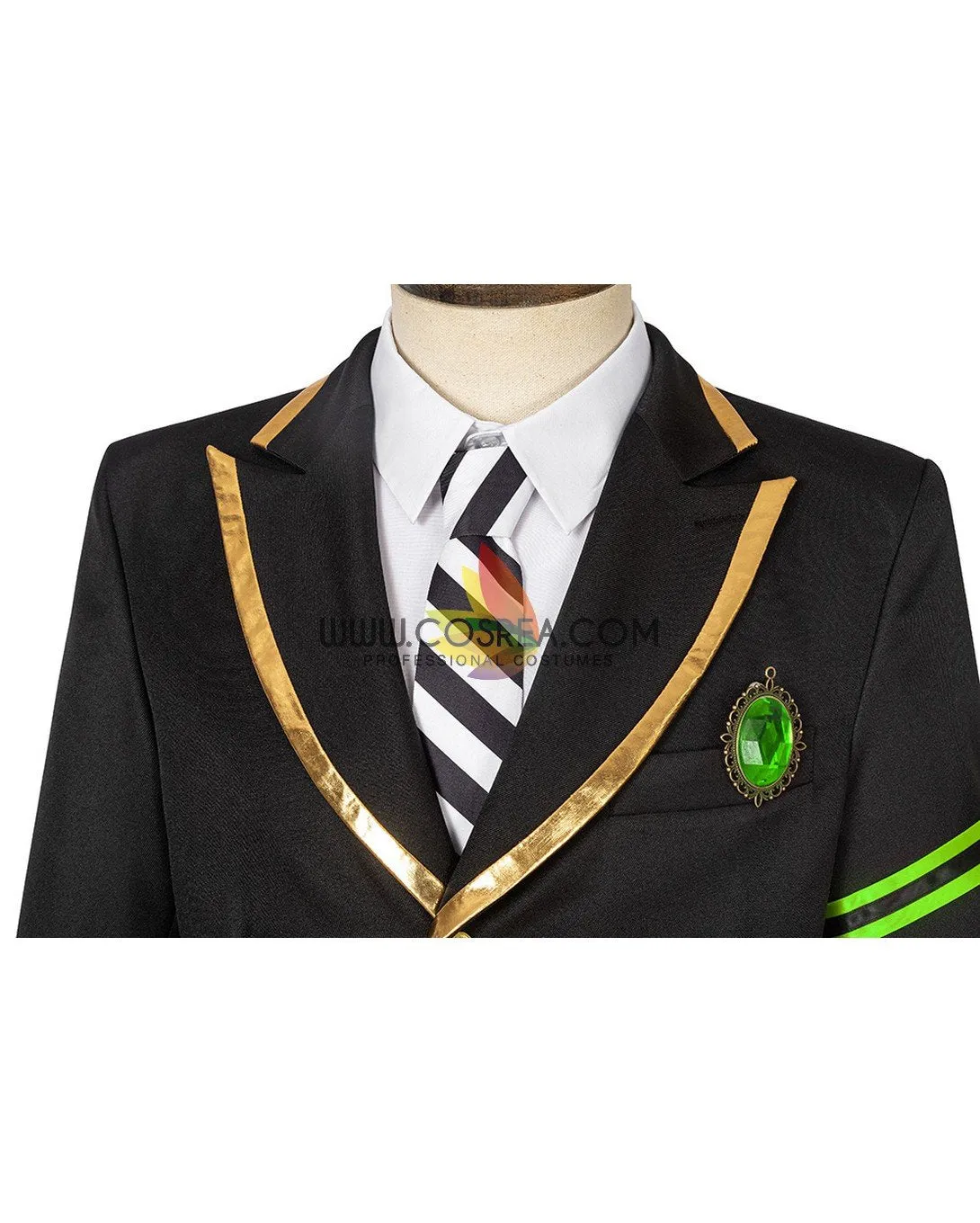 Twisted Wonderland Heartslabyul Uniform Green Cosplay Costume