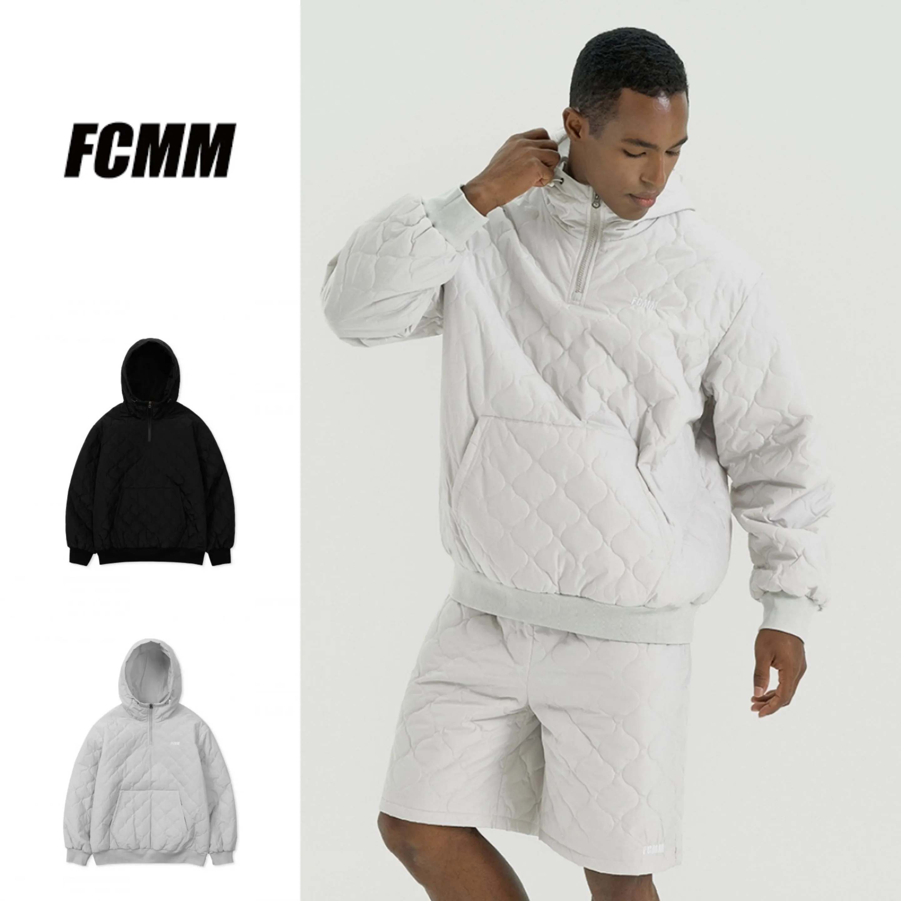 Unisex Plain Logo Hoodies - Long Sleeves | FCMM Street Style