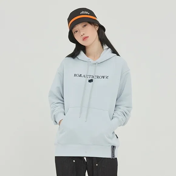 Unisex Street Style Oversized Logo Hoodies & Sweatshirts - ROMANTIC CROWN