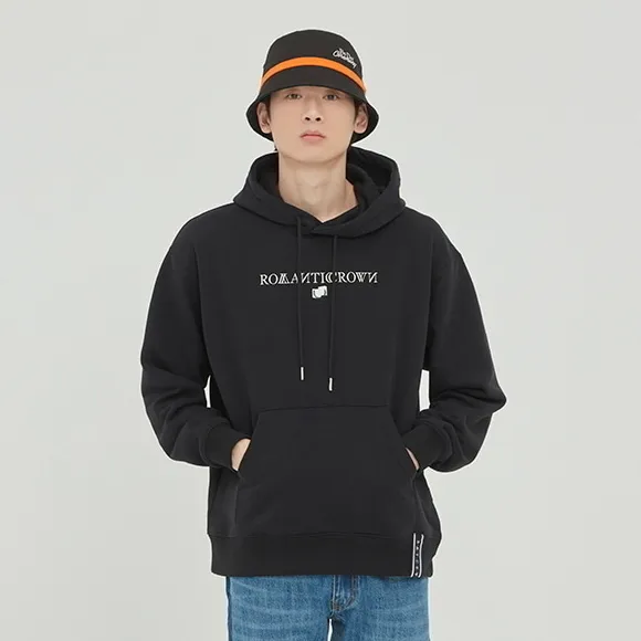 Unisex Street Style Oversized Logo Hoodies & Sweatshirts - ROMANTIC CROWN