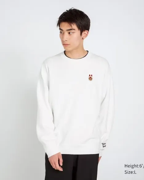 Unisex U-Neck Collaboration Long Sleeves | Street Style | UNIQLO