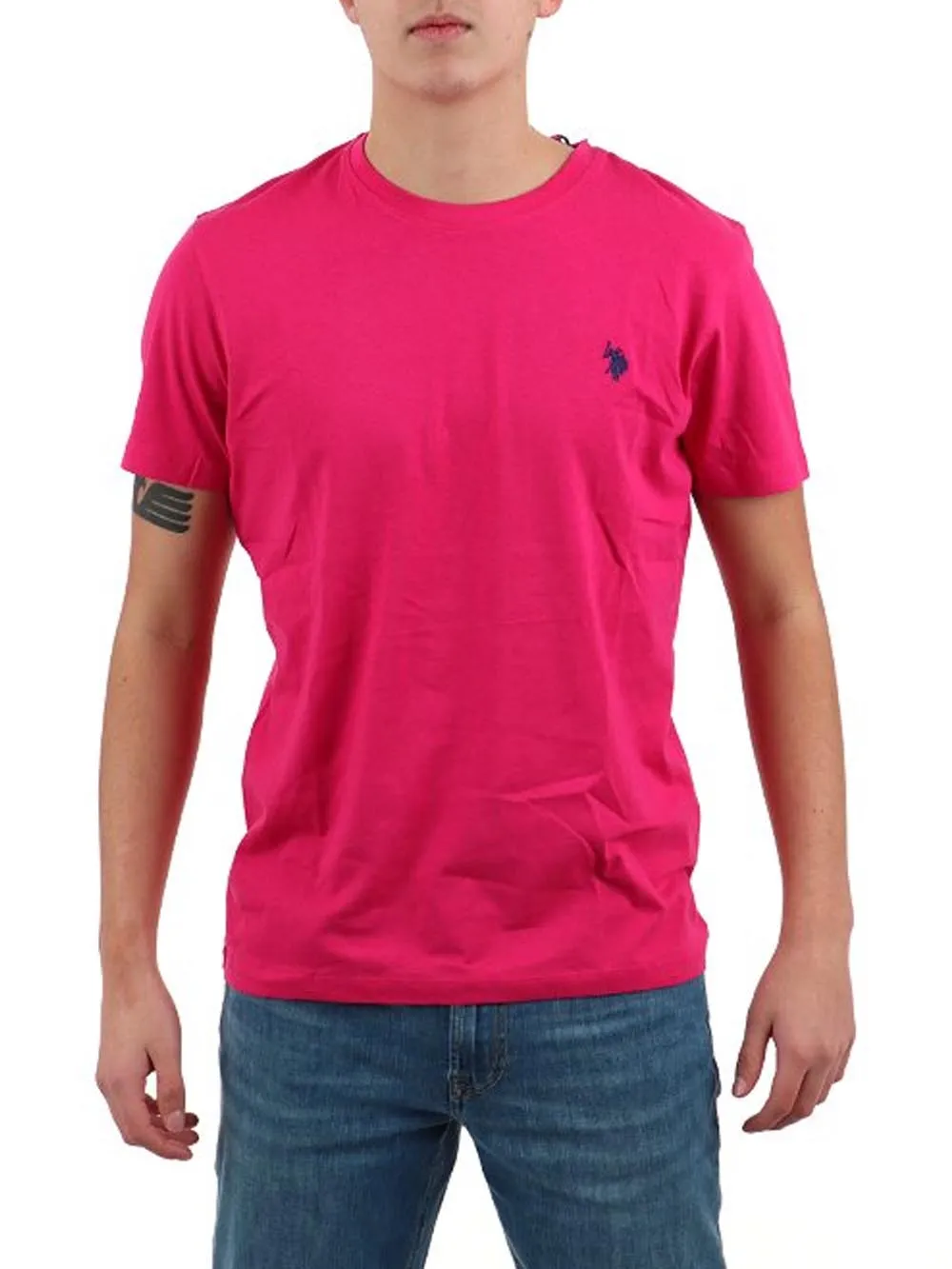 U.S. Polo Assn. Men's Fuchsia Mick T-shirt 67359 49351 - Direct Results