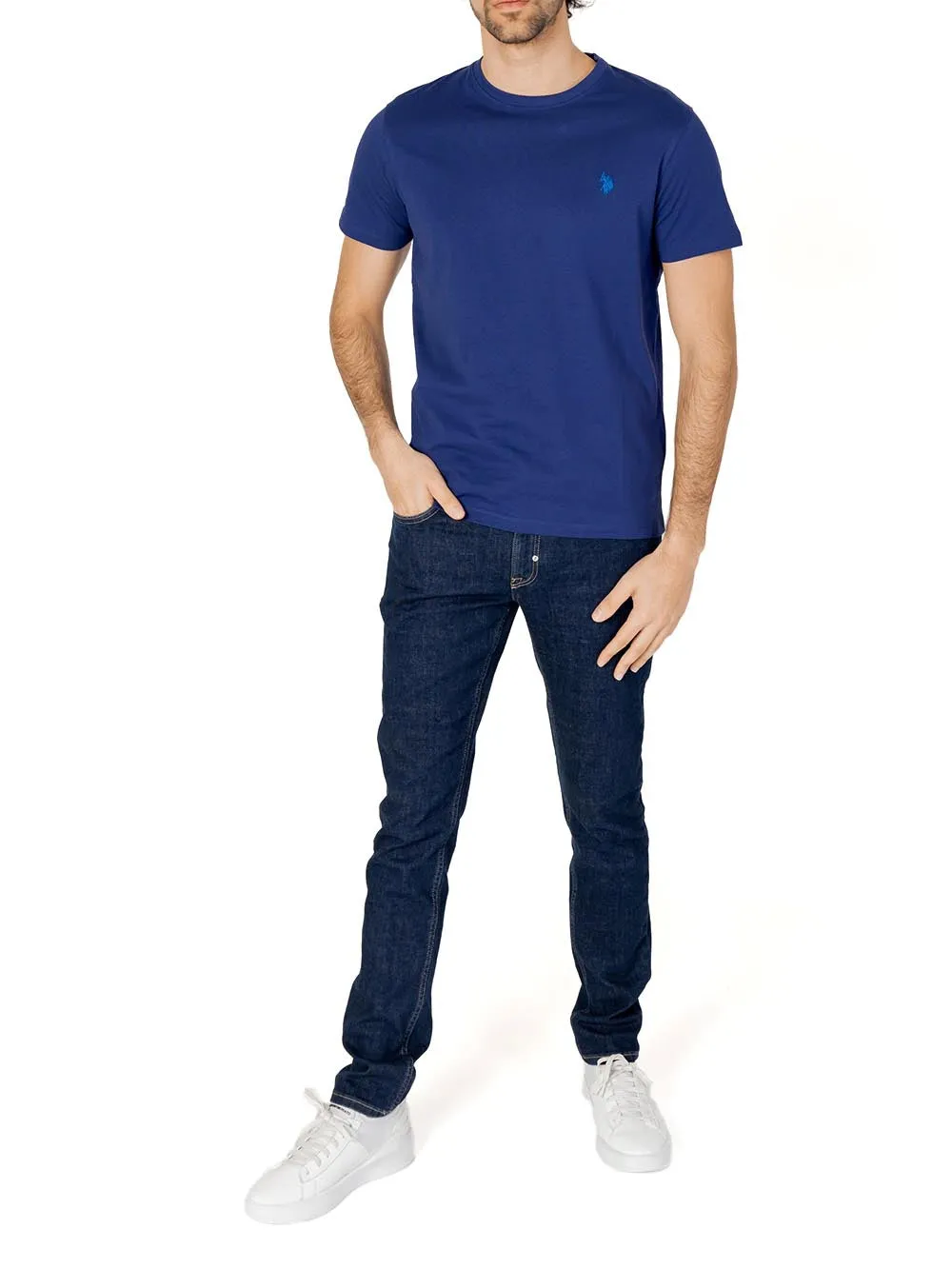 US Polo Assn. Men's Mick 67359 49351 Blue T-shirt