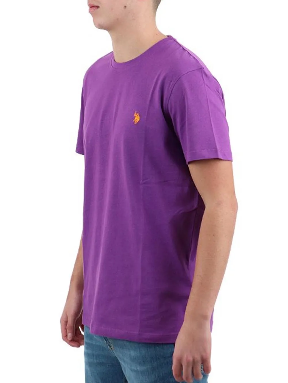 U.S. Polo Assn. Men's Mick 67359 49351 Purple T-shirt