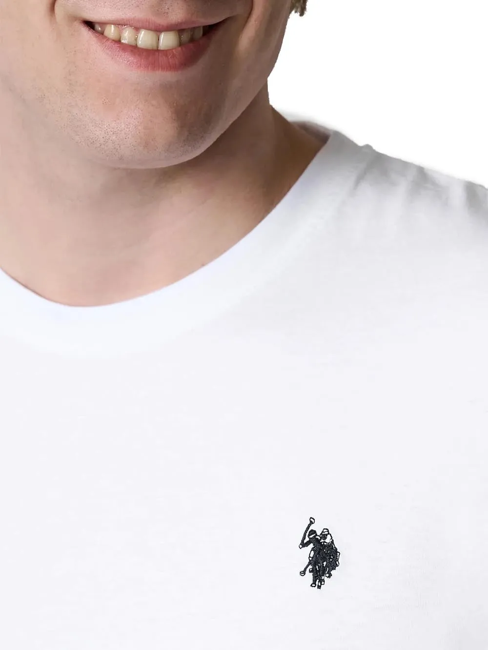 U.S. Polo Assn. Men's Mick 67359 49351 White T-shirt.