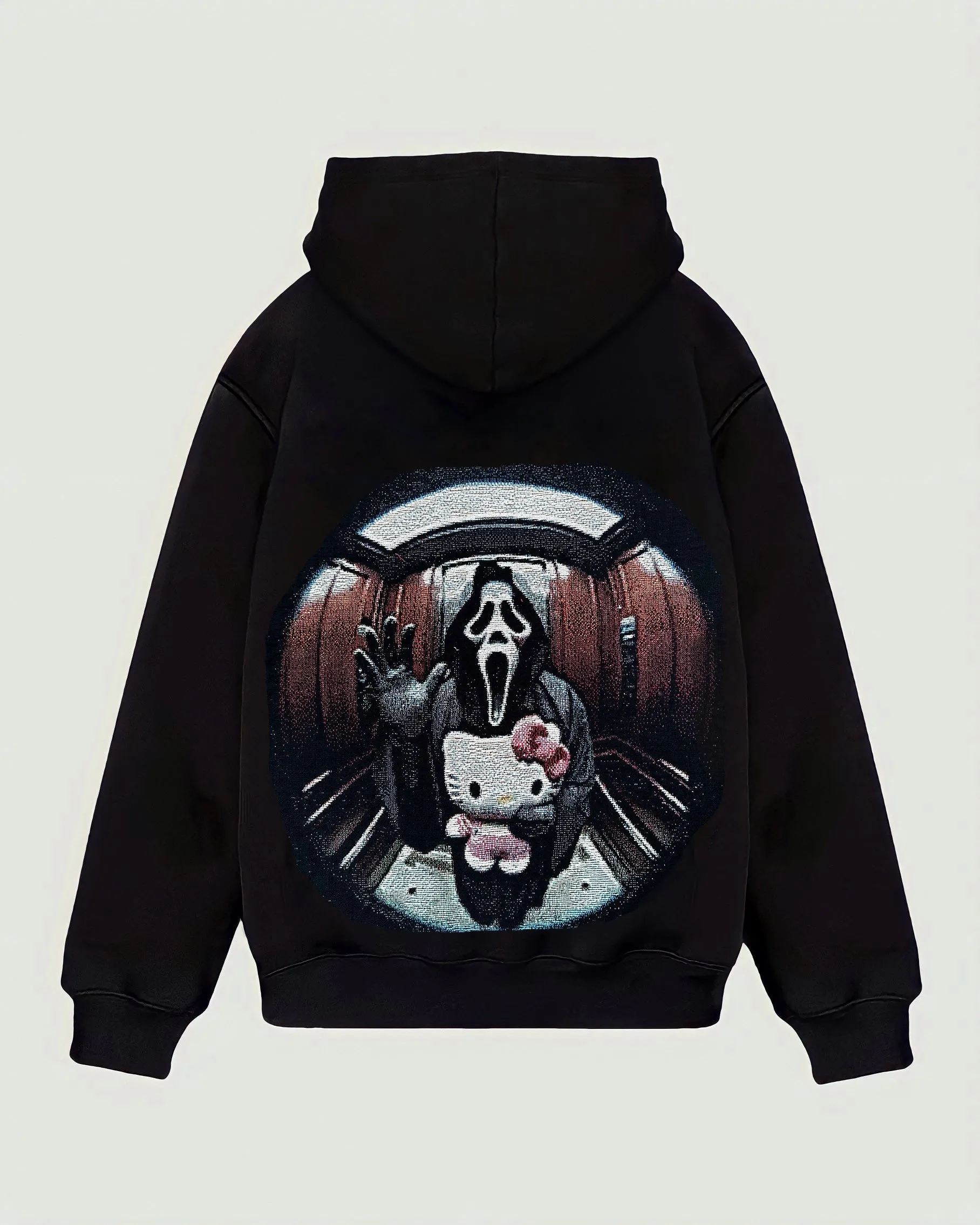 VA-AW23-699 SCREAM X HELLO KITTY TAPESTRY HOODIE