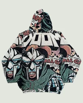 VA-SS24-728 MF DOOM FULL TAPESTRY HOODIE