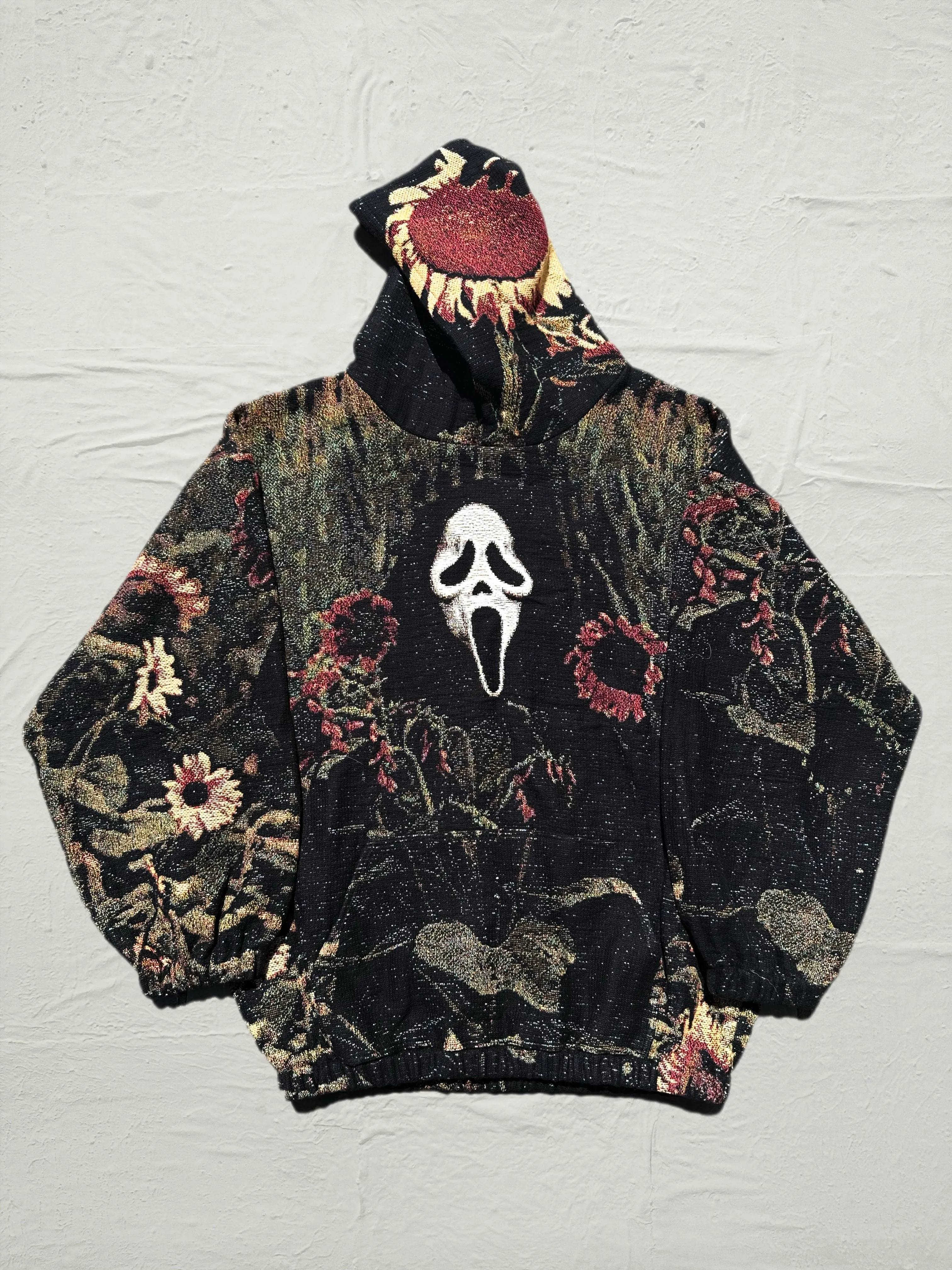 VA-SS24-755 SCREAM FLOWER FULL TAPESTRY HOODIE