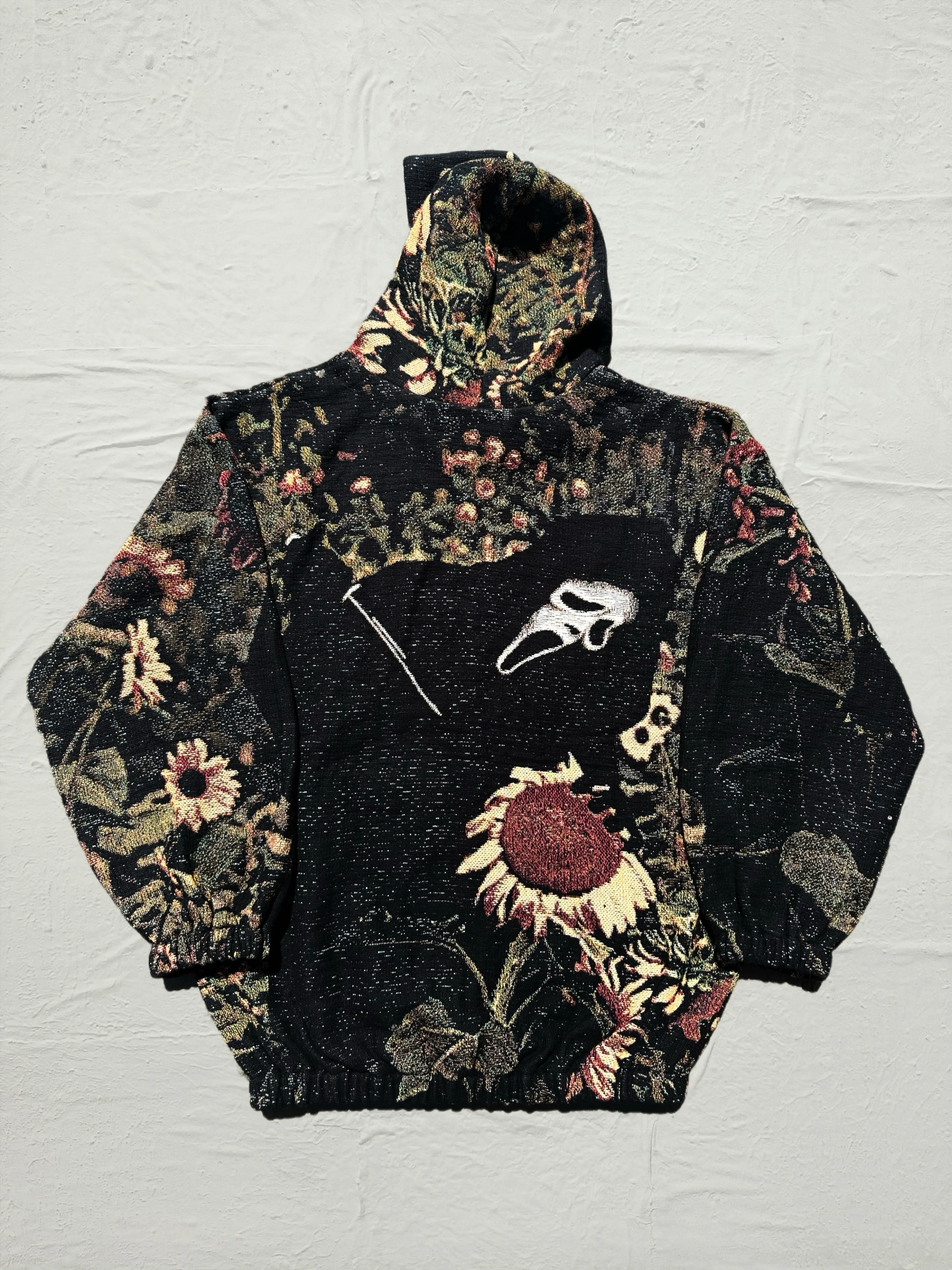 VA-SS24-755 SCREAM FLOWER FULL TAPESTRY HOODIE