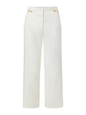 Veronica Beard White Aubrie Pants.