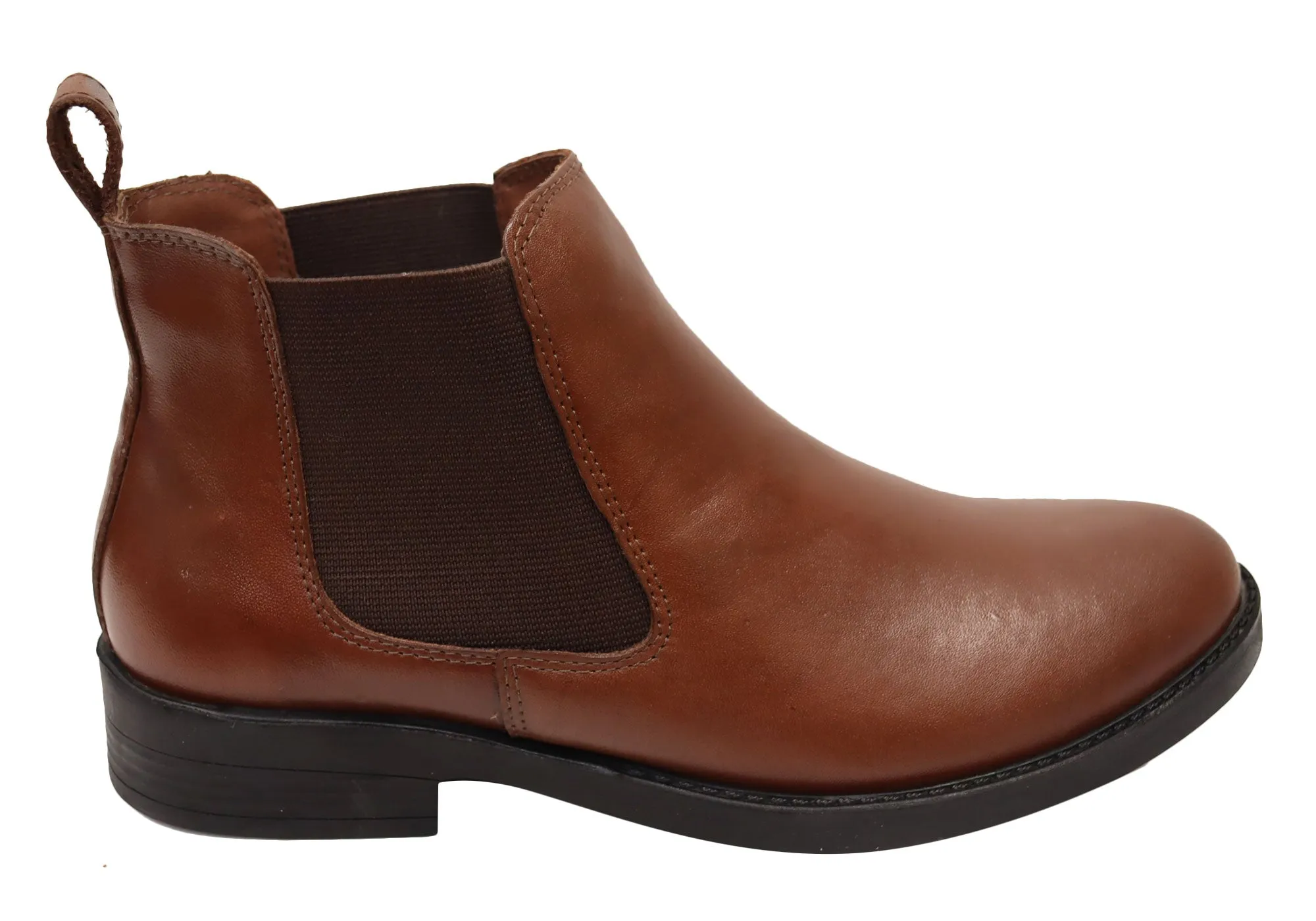 Via Paula Meredith Womens Comfortable Brazilian Leather Ankle Boots