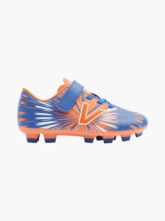 Victory  Junior Orange/Royal Blue Football Boots