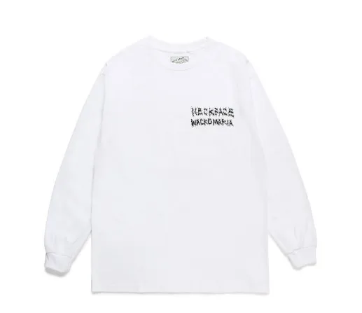 WACKO MARIA Cotton Logo Long Sleeve T-Shirt