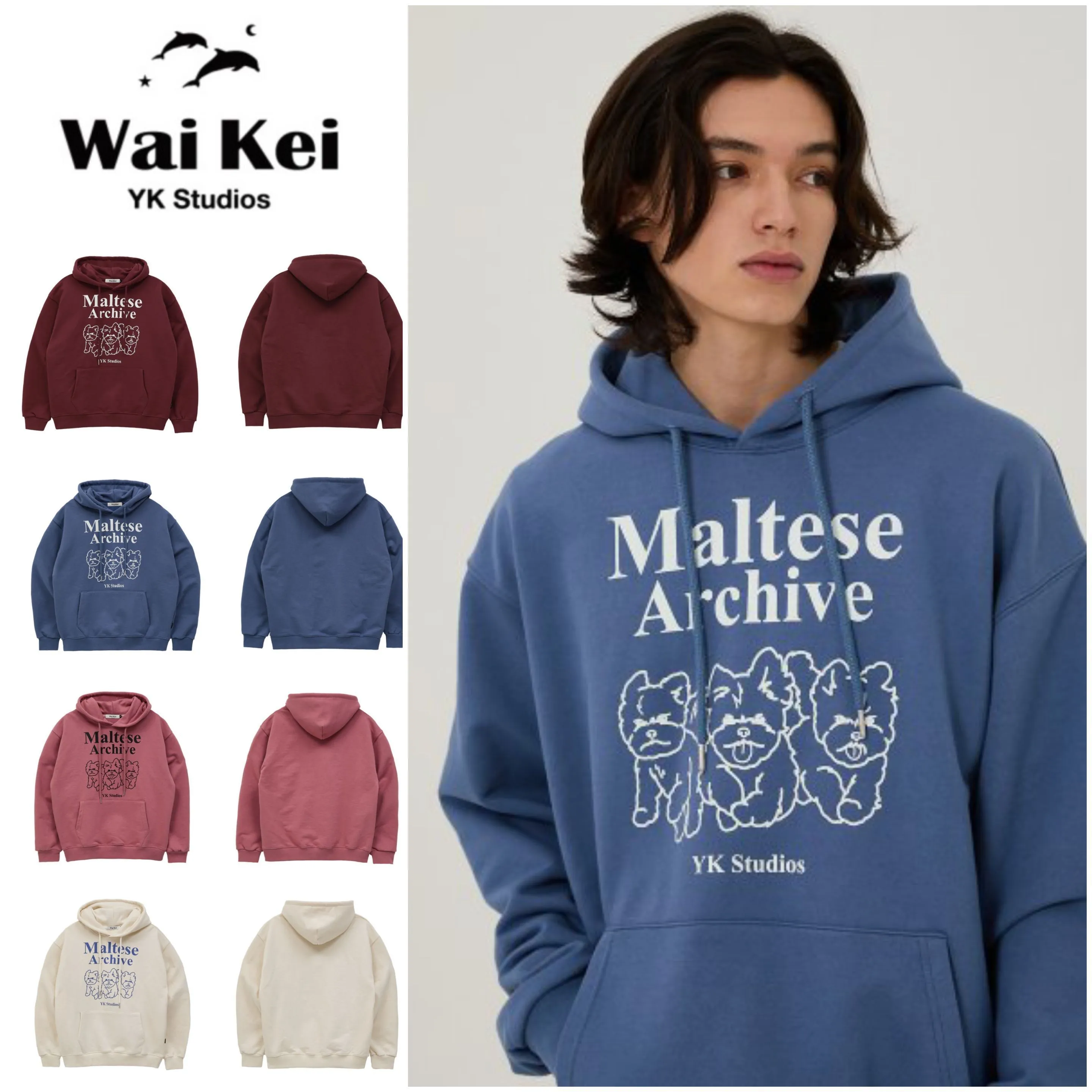 Wai Kei Long Sleeves Hoodies | Street Style | Unisex | Logo