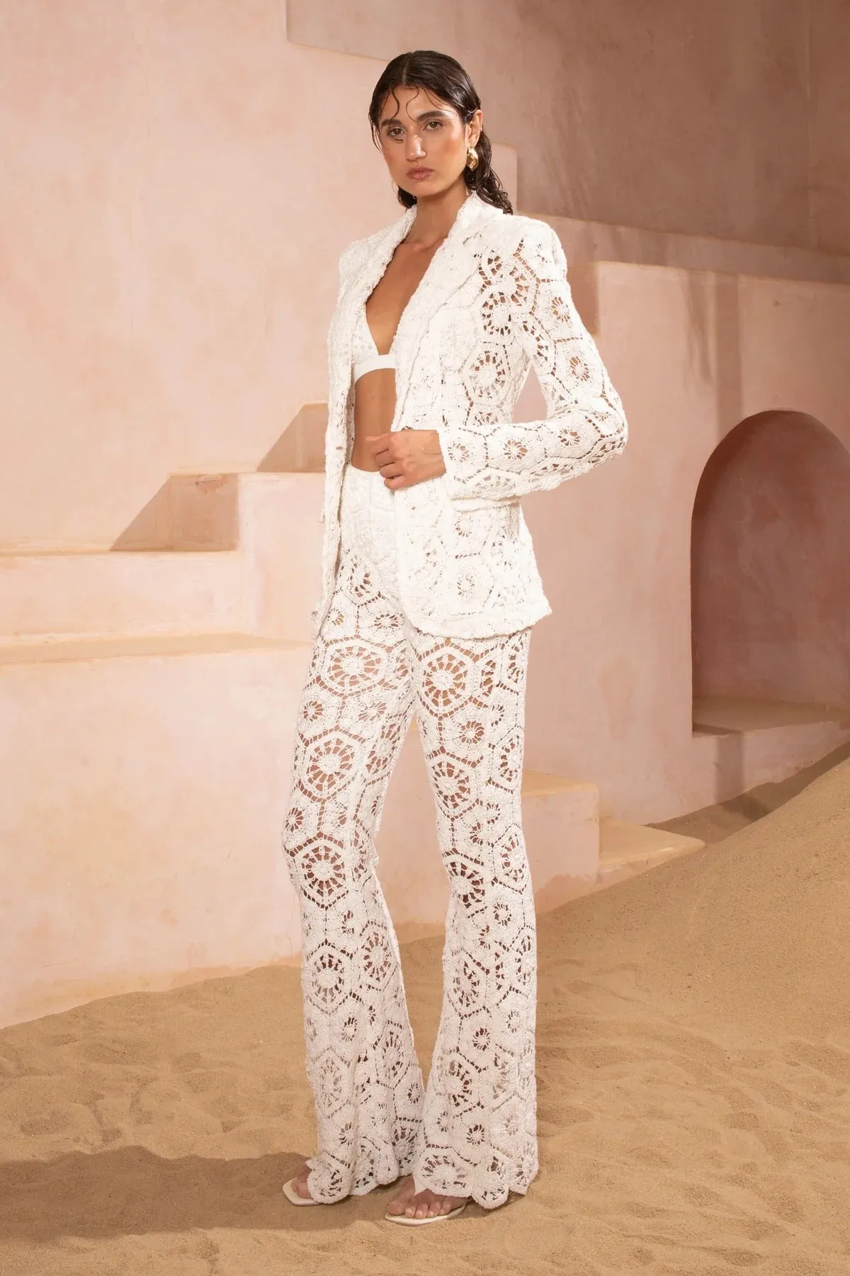 White Sardinia Pants