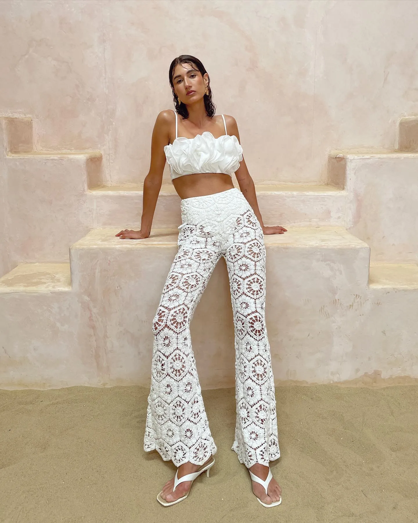 White Sardinia Pants