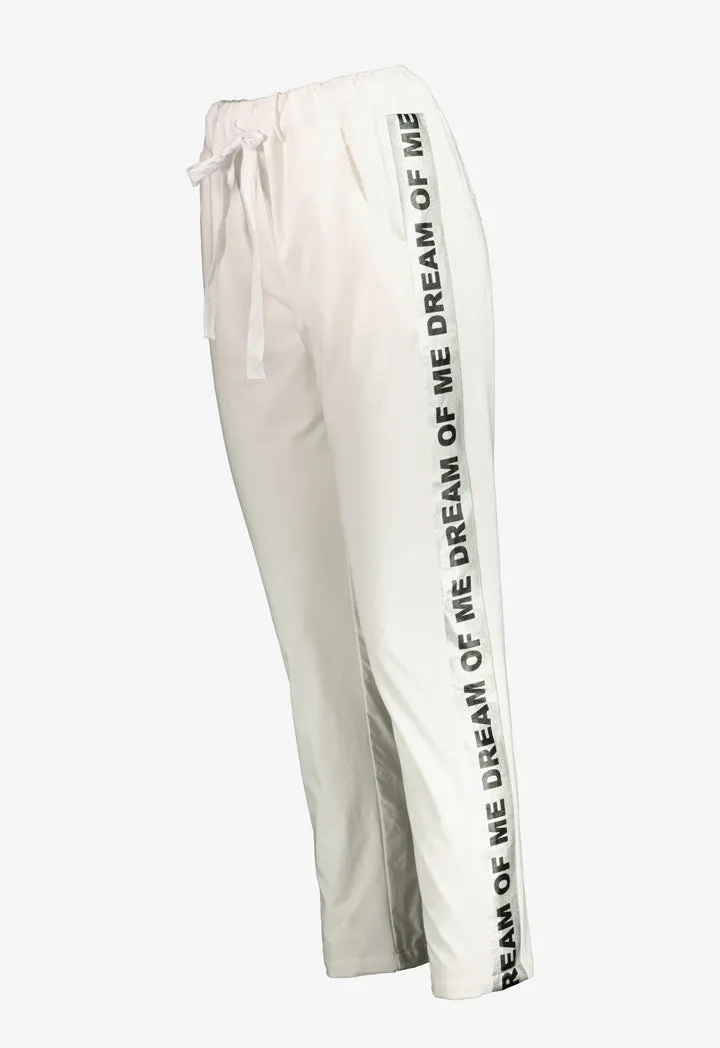 White Workout Pants