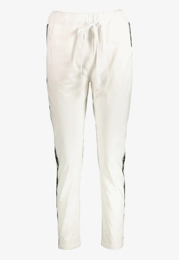 White Workout Pants