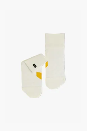 White/Ice Men's Mid Sock | ON