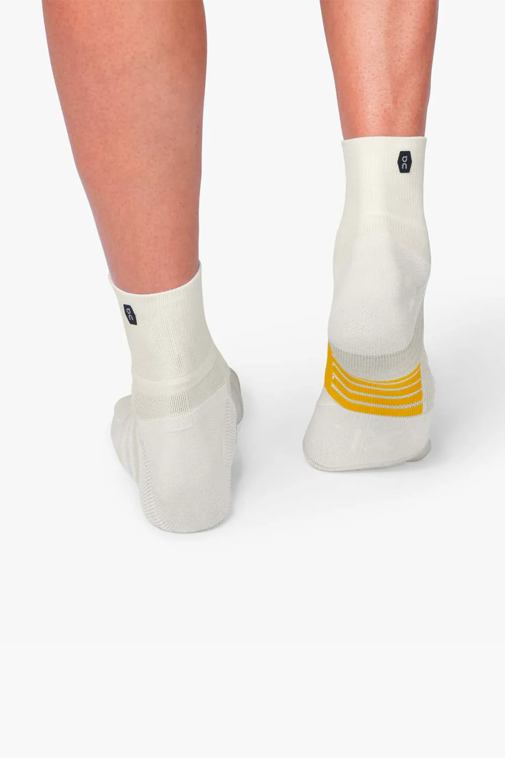 White/Ice Men's Mid Sock | ON