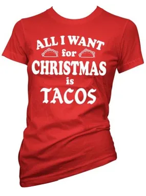 Women's Christmas Tacos Tee