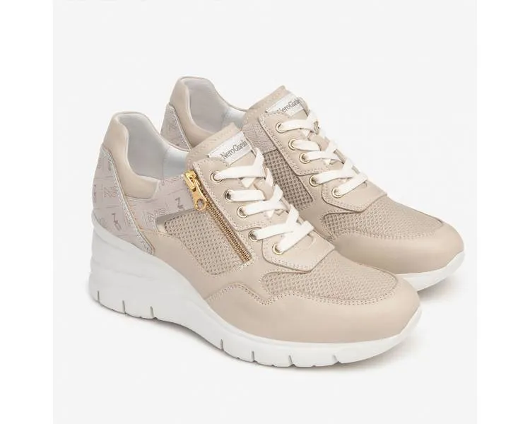 Women's Nero Giardini Ivory Sneakers