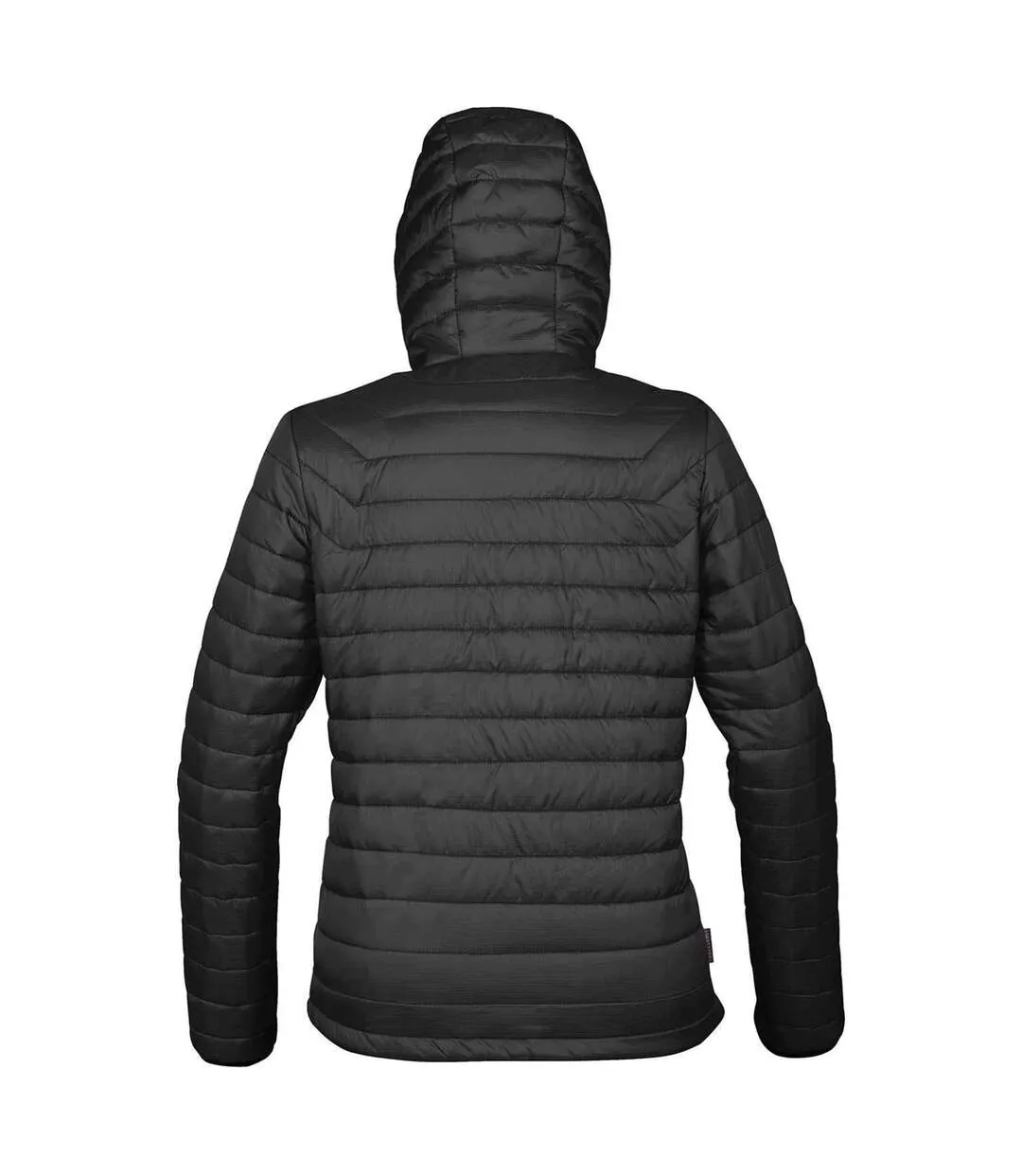 Womens/ladies gravity thermal padded jacket black/true red Stormtech