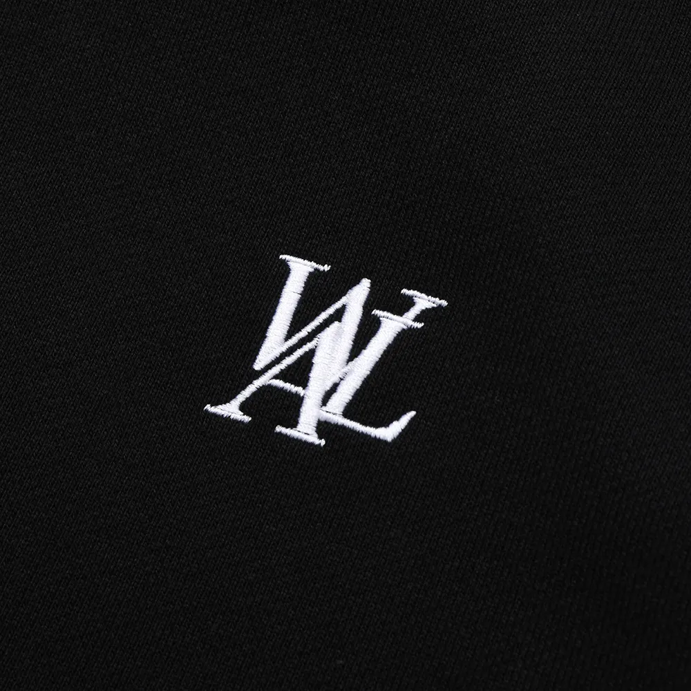 WOOALONG | Cotton Long Sleeves Unisex Street Style Oversized Logo