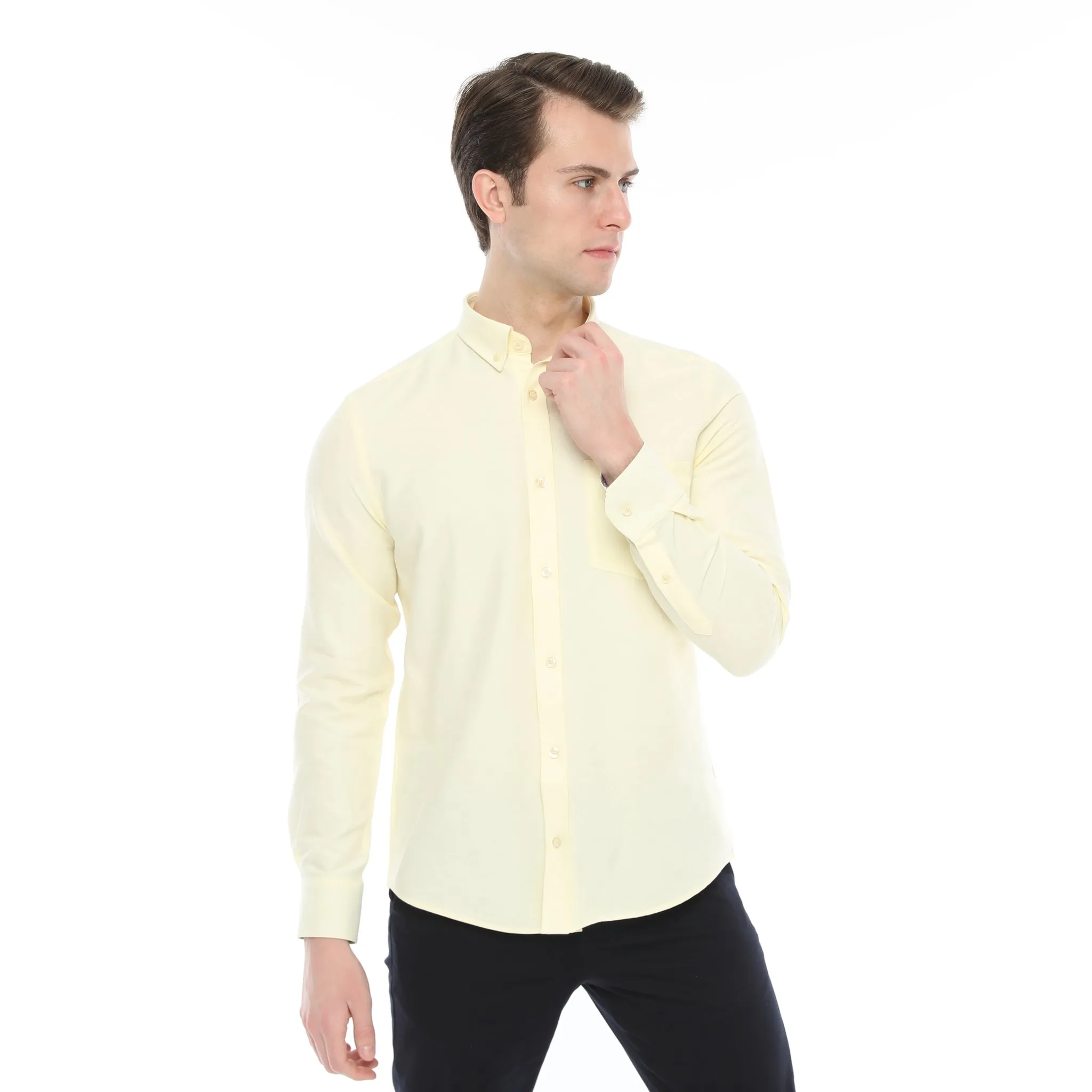 Xact Men's Button Down Oxford Shirt - Long Sleeve - Best Price & Quality.