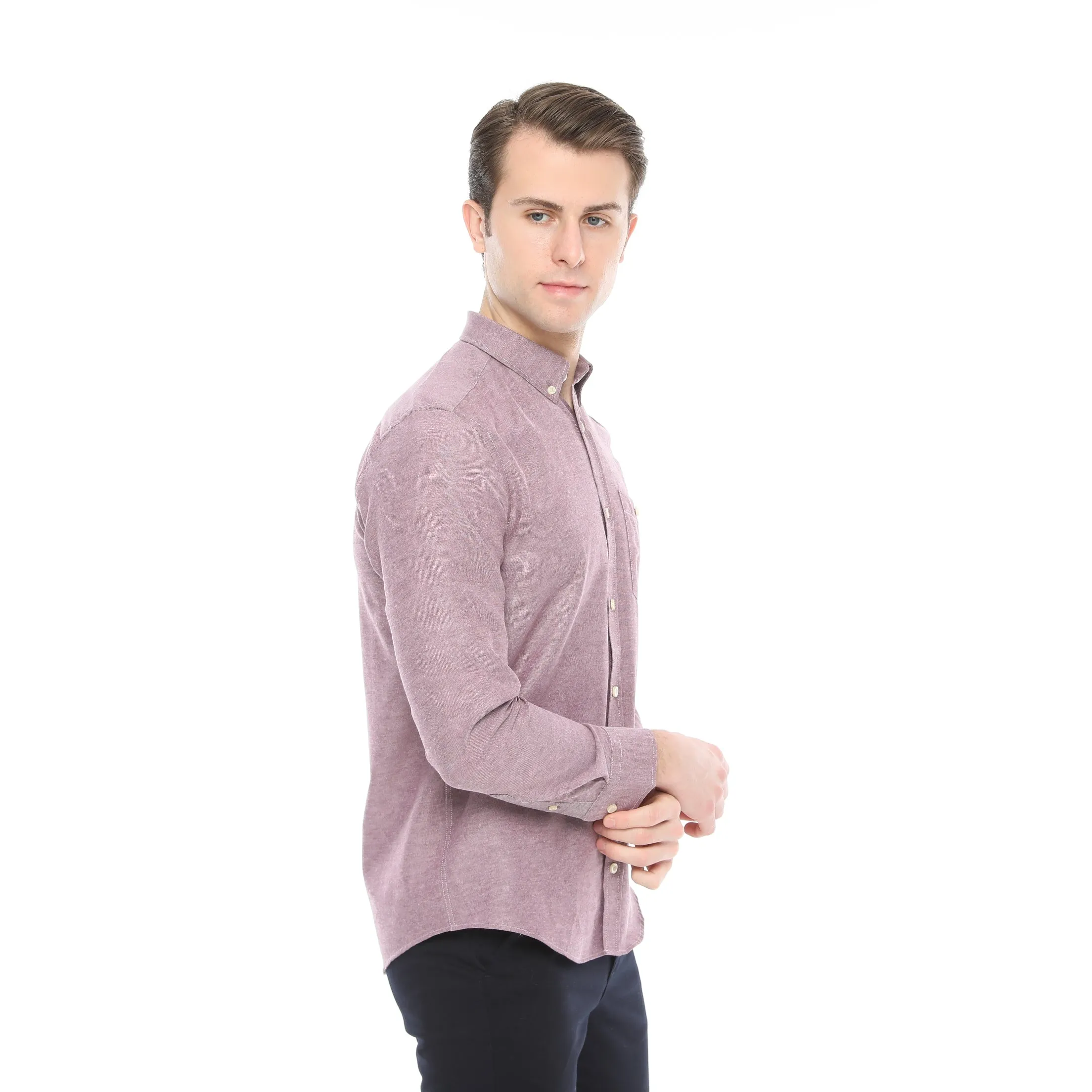 Xact Men's Button Down Oxford Shirt - Long Sleeve - Best Price & Quality.