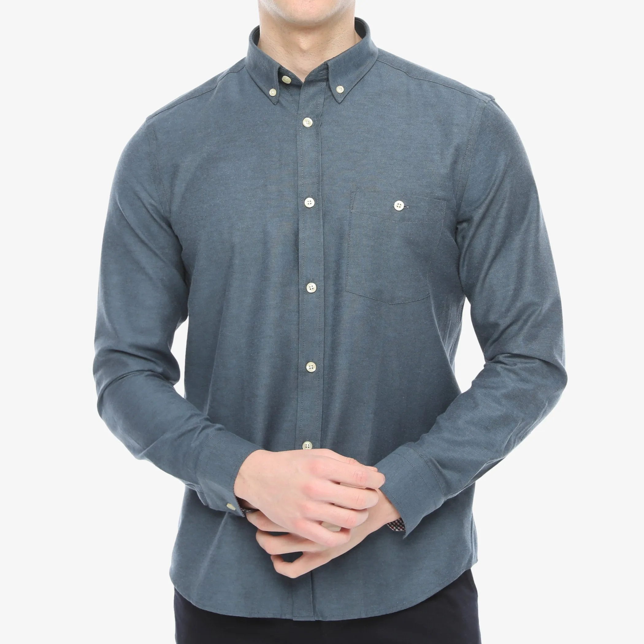 Xact Men's Button Down Oxford Shirt - Long Sleeve - Best Price & Quality.