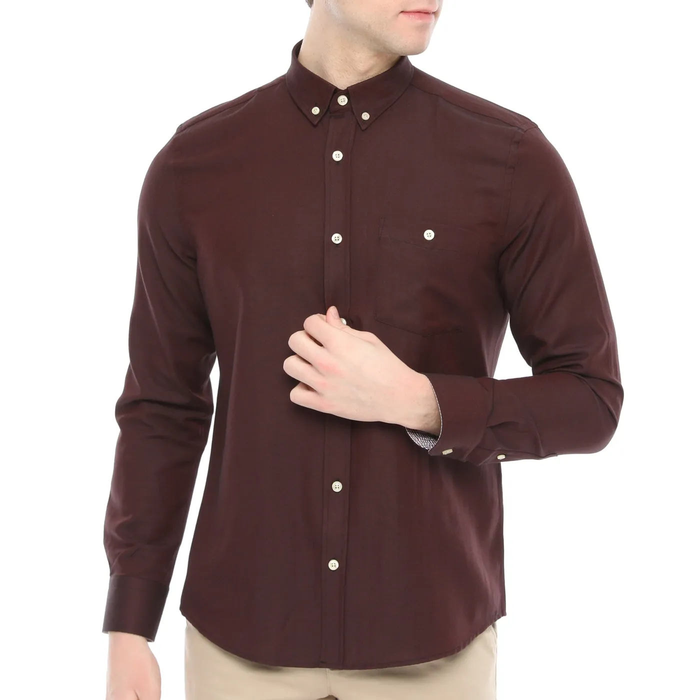 Xact Men's Button Down Oxford Shirt - Long Sleeve - Best Price & Quality.