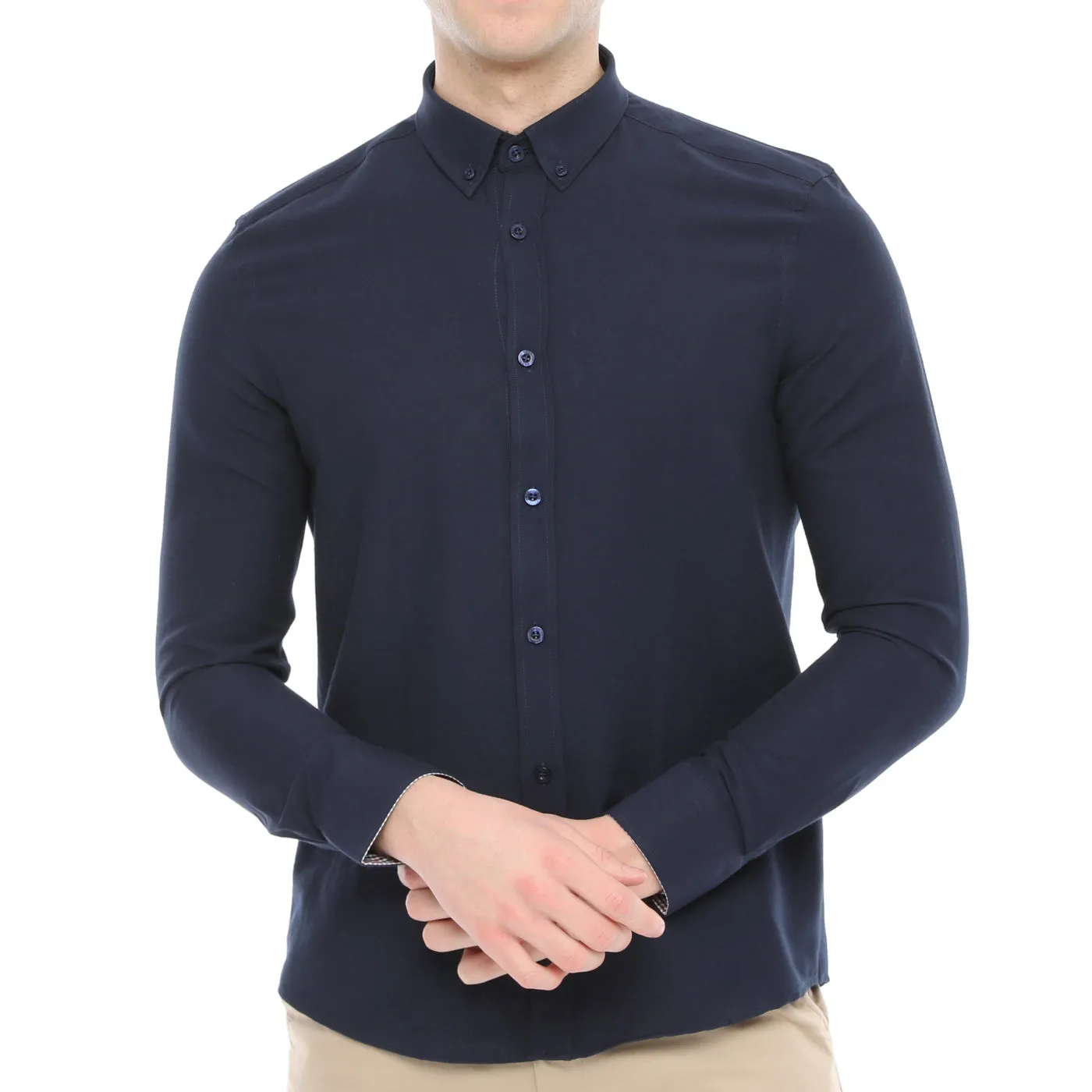 Xact Men's Button Down Oxford Shirt - Long Sleeve - Best Price & Quality.