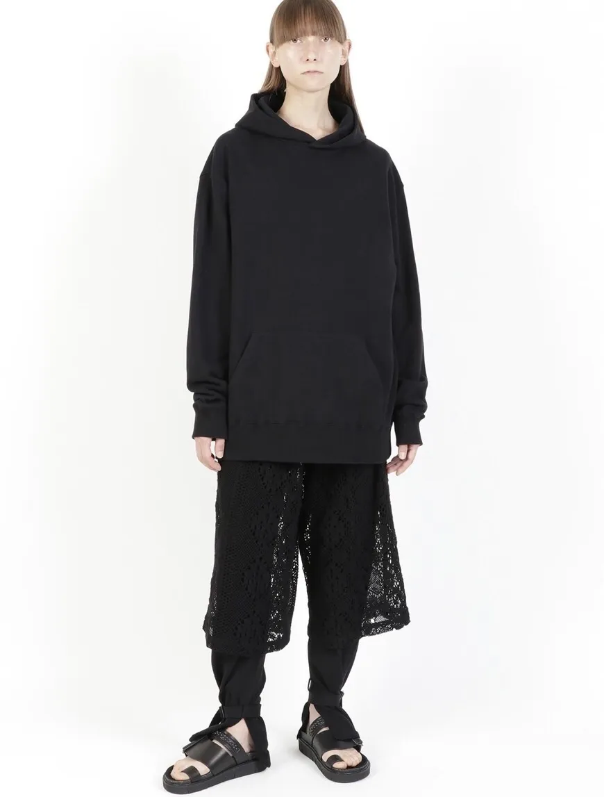 Yohji Yamamoto | Unisex Cotton Logo Long Sleeve Street Style