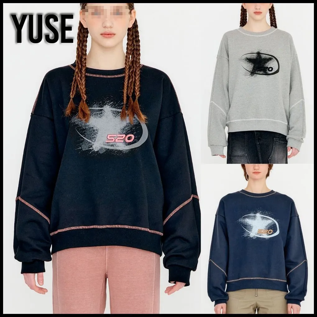 YUSE | Unisex Urban Fashion Medium Logo Hoodies & Sweatshirts